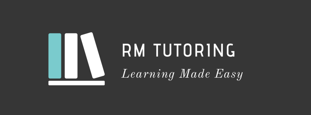 RM Tutoring logo with tagline 'Learning Made Easy' representing tutoring services in Calgary and Edmonton