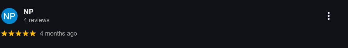 5-star Google review for RM Tutoring